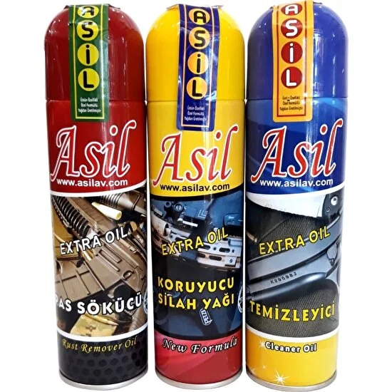 Asil Pas Sökücü, Bakım ve Koruyucu Sprey (3 lü)